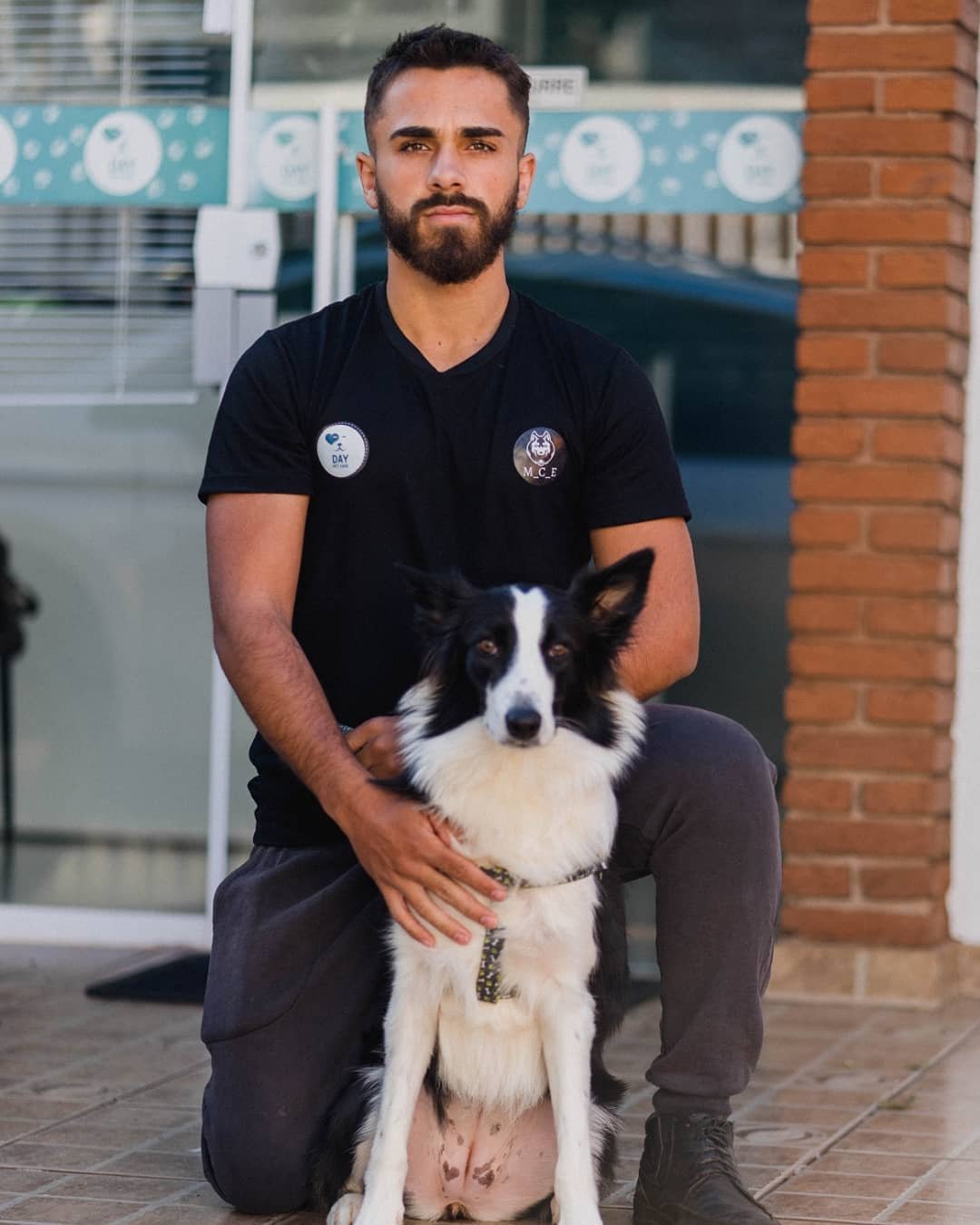 João com um cão da Major Dogs